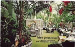 Lehrs Greenhouse Restaurant and Antiques San Francisco & San Diego California