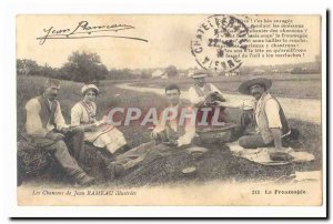 The songs of Jean Rameau illustrees Old Postcard The froumagee meal harvester...