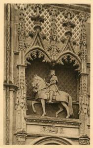 France - Blois, Chateau de Blois (Statue of Louis XII on Horse), Chateaus of ...