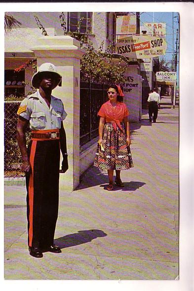 Black Police Officer, Jamaica, Novelty Trading