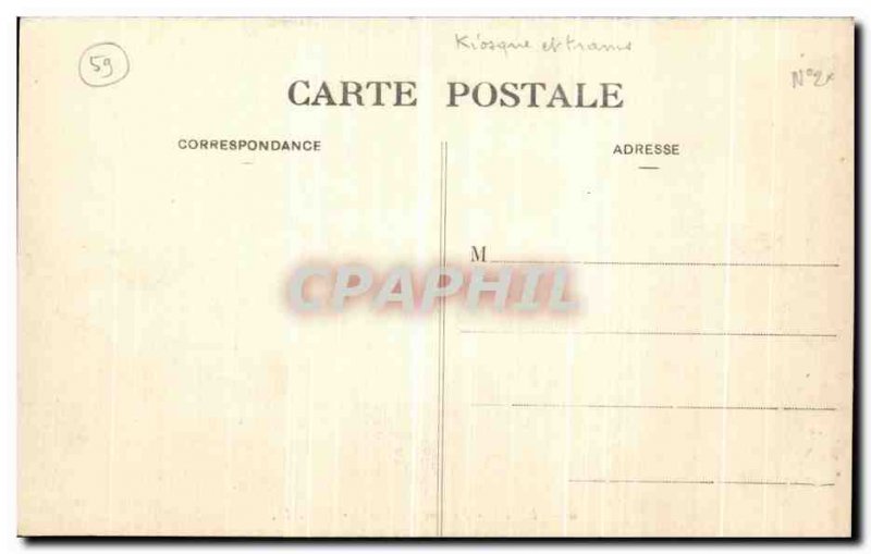 Old Postcard Lille Rue Faidherbe The Tramway