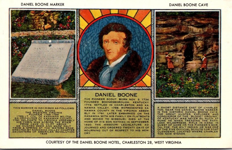 West Virginia Daniel Boone Marker and Cave