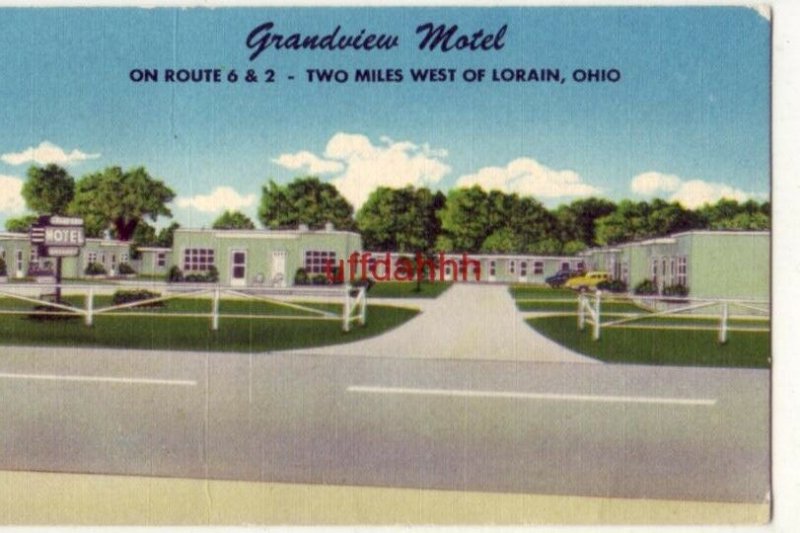 GRANDVIEW MOTEL two miles west of LORAIN, OH 