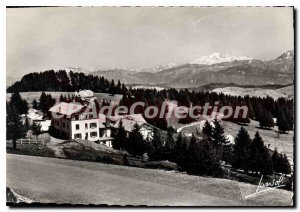 Modern Postcard Aix les Bains Savoie Revard Revard plateau and Mont Blanc