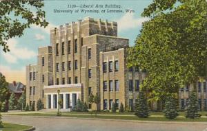 Wyoming Laramie Liberal Arts Building University Of Wyoming 1952