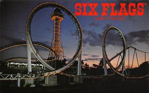 Six Flags Over Texas Postcard