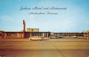 Murfreesboro Tennessee Jackson Motel & Restaurant, Chrome, Vintage PC U18051