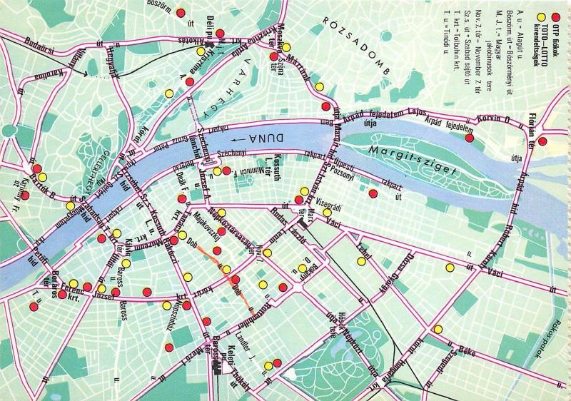 BC60297 Maps Cartes geographiques Hungaria National Savings Bank