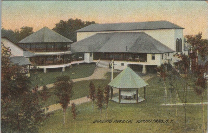 Dancing Pavilion Summit Park New York Divided Back Vintage Postcard