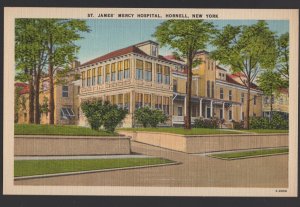 New York HORNELL St. James Mercy Hospital Pub by Wm. Jubb Co. ~ Linen