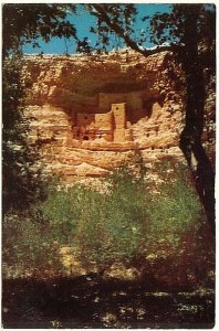 Montezuma Castle, Arizona, Vintage Chrome Postcard