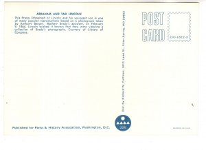 Abraham Lincoln and His Son Tad Lincoln