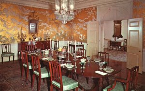 Vintage Postcard Dining Room The Bayou Bend Collection Fine Art Houston Texas