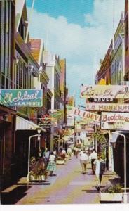 Curacao Willemstad Heerenstraat Gentlemen's Street Main Shopping Street For T...