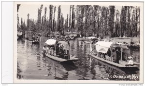 RP; Passenger boats, Xochimilco, Mexico, 10-20s