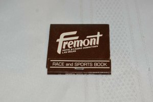 Race and Sports Book Fremont Hotel & Casino 30 Strike Matchbook