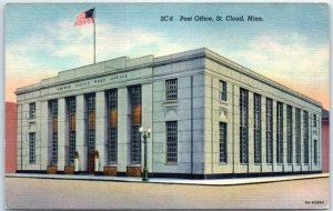 Postcard - Post Office - St. Cloud, Minnesota