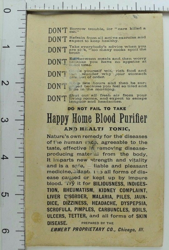 Happy Home Blood Purifier Tonic Roman Boy & Girl The Flight of Birds *P 