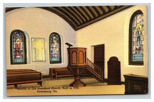 Vintage 1940's Postcard Blandford Church Bristol Parish Petersburg Virginia