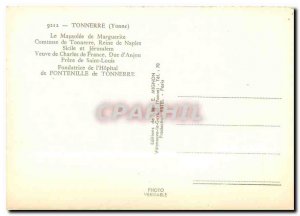 Modern Postcard Tonnerre Yonne The Mausoleum of Margaret Countess of Tonnerre...