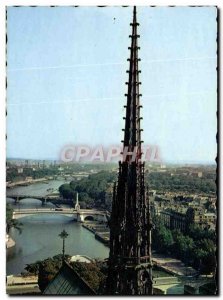 Modern Postcard Paris La Fleche From Notre Dame