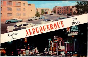 Postcard HOTEL SCENE Albuquerque New Mexico NM AO1703