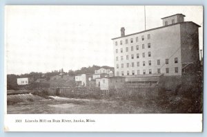 Anoka Minnesota Postcard Lincoln Rum River Exterior View Building c1910 Vintage