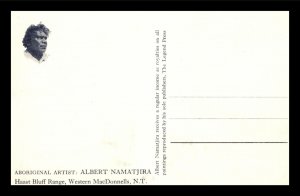 1960 Albert Namatjira Aboriginal Artist Haast Bluff Range Australia Postcard 194 