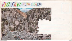 Puzzle Postcard , B.C. , Canada , 50-60s ; Hot Springs