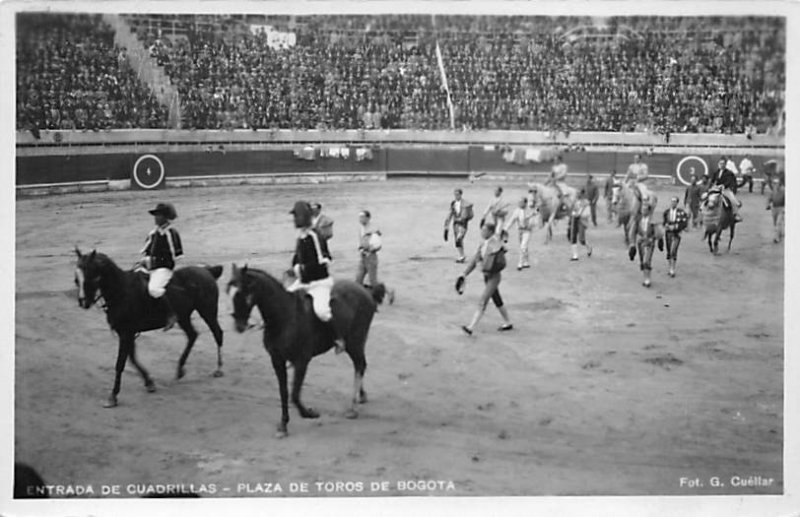 Entrada De Cuadrillas, Plaza De Tores De Bogata, Bullfighting Unused 