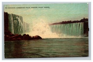 Vintage 1910's Postcard Canadian Horseshoe Falls Niagara Falls Ontario Canada
