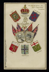 r4801 - King Edward VII & Queen Alexandra Coronation Souvenir in 1902 - postcard