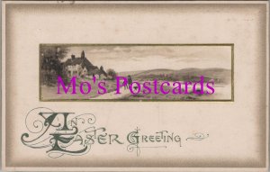 Embossed Greetings Postcard - An Easter Greeting. Posted 1915 - RS37882