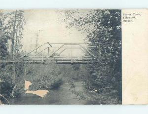 Damaged Divided-Back BEAVER CREEK Tillamook Oregon OR HM7442