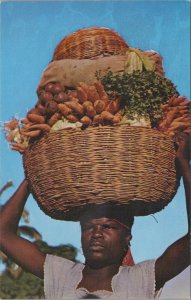 Postcard Country Girl on Way to Kenscoff Market Haiti