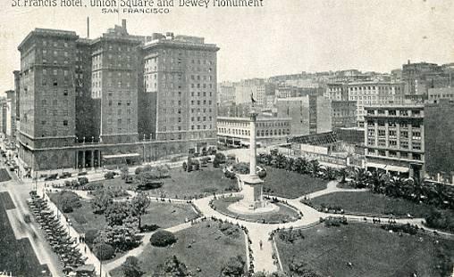 CA -  San Francisco, St. Francis Square & Dewey Monument