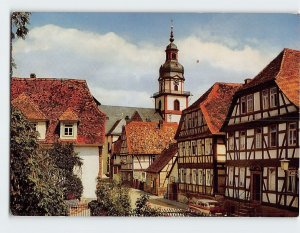 Postcard Fachwerkhäuser im Städtel, Luftkurort Erbach im Odenwald, Germany