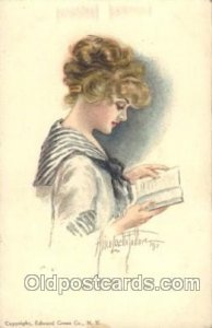 American Girl No. 23 Artist Signed Alice Luella Fidler (USA) 1916 two creases...