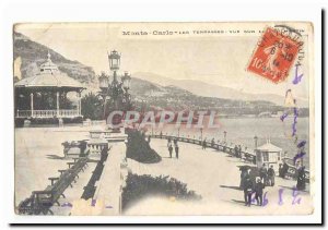 Monte Carlo Old Postcard Terraces View cAp Martin