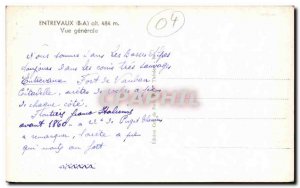 Old Postcard General view Entervaux