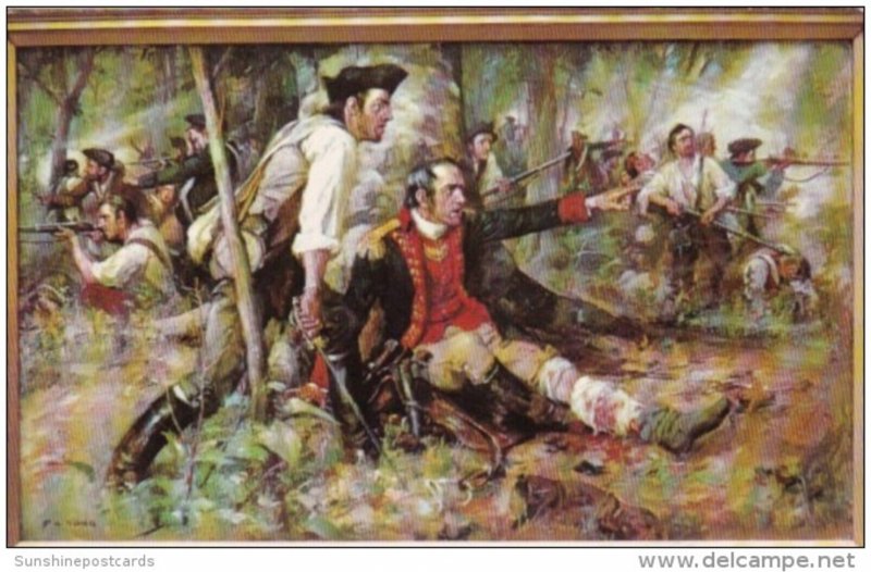 General Herkimer At Oriskany American Revolutionary War