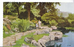 Sussex Postcard - In The Rock Gardens - Preston Park - Brighton    XX142