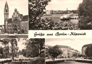 VINTAGE CONTINENTAL SIZE POSTCARD BERLIN CAPITAL OF GERMAN DEMOCRATIC REPUBLIC