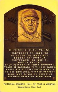 Denton T (cy) Young Cooperstown, New York, USA Baseball Unused 