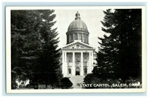 c1920 State Capitol Salem Oregon OR RPPC Photo Antique Postcard