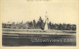 Monument, Slater Park - Pawtucket, Rhode Island RI  