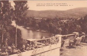 New York Wingdale Lake Ellis From From Club House Porch Berkshire Country Clu...