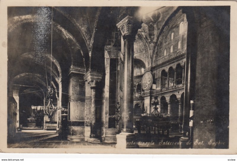 RP: Istanbul , 1910s ; Interior Ste-Sophie