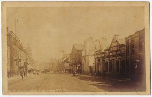 1908 RPPC High Street Jockey Club Newmarket Suffolk England Real Photo Postcard