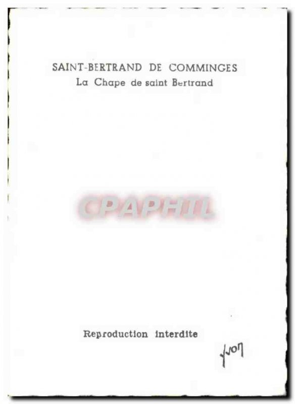 Postcard Modern Saint Bertrand de Comminges Saint Bertrand screed